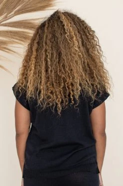 Indigo Luna Helga Tee Black New In