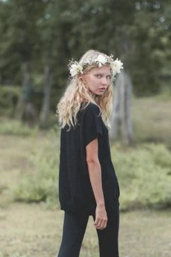 Indigo Luna Helga Tee Black New In