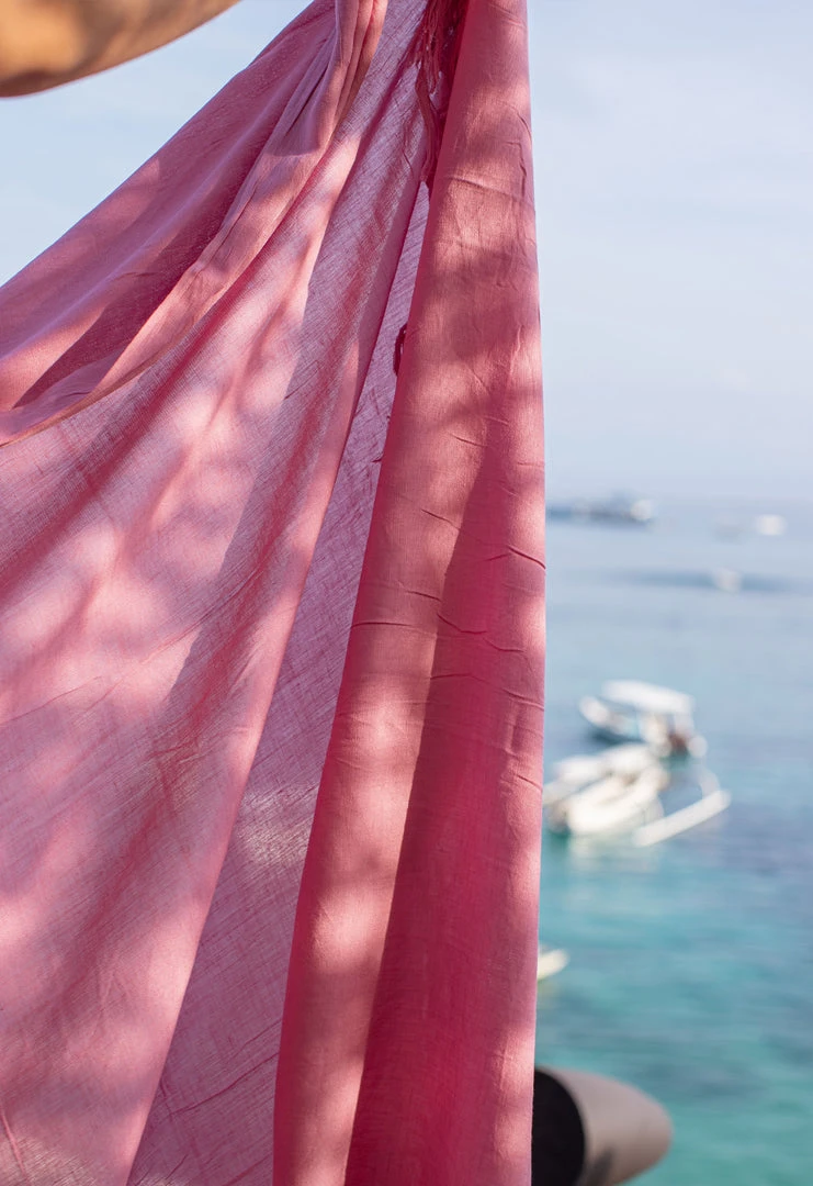 Indigo Luna Beach Sarong Orchid