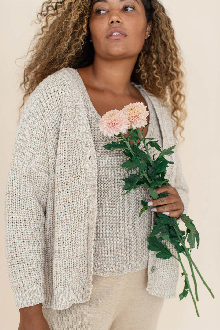 Indigo Luna New In Helga Cardigan Oat