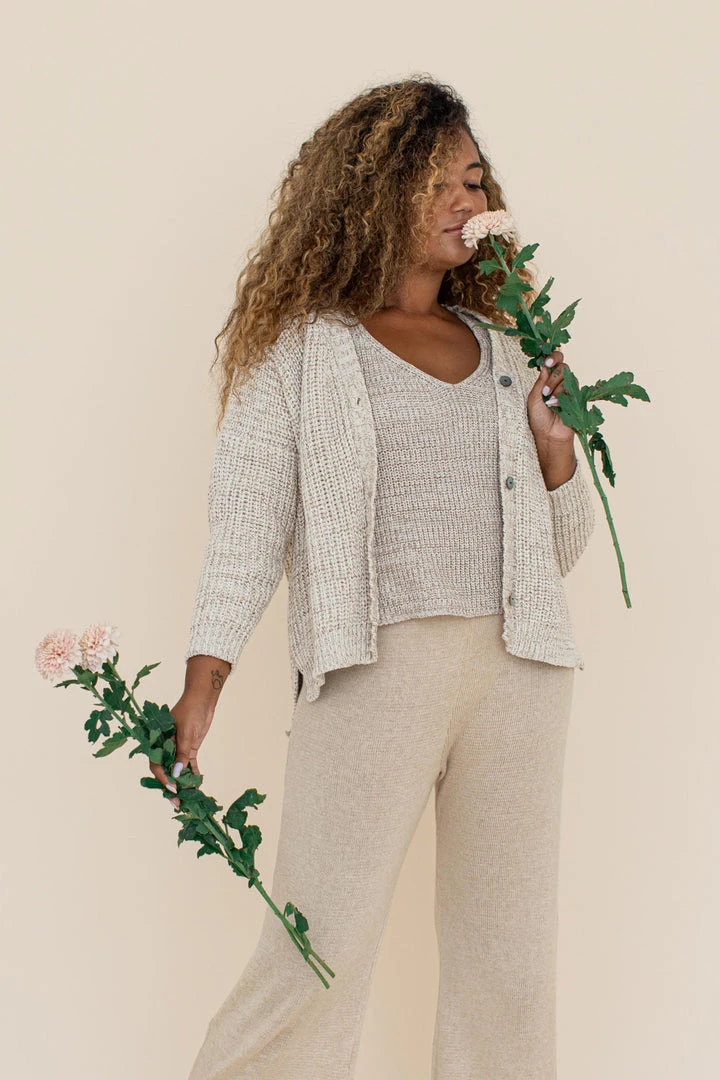 Indigo Luna New In Helga Cardigan Oat