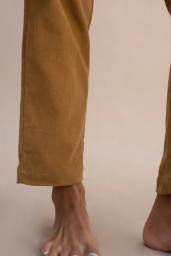 Indigo Luna Livia Cord Trousers Chestnut