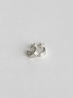 Wild Ivy Best Sellers Eternity Earrings Silver