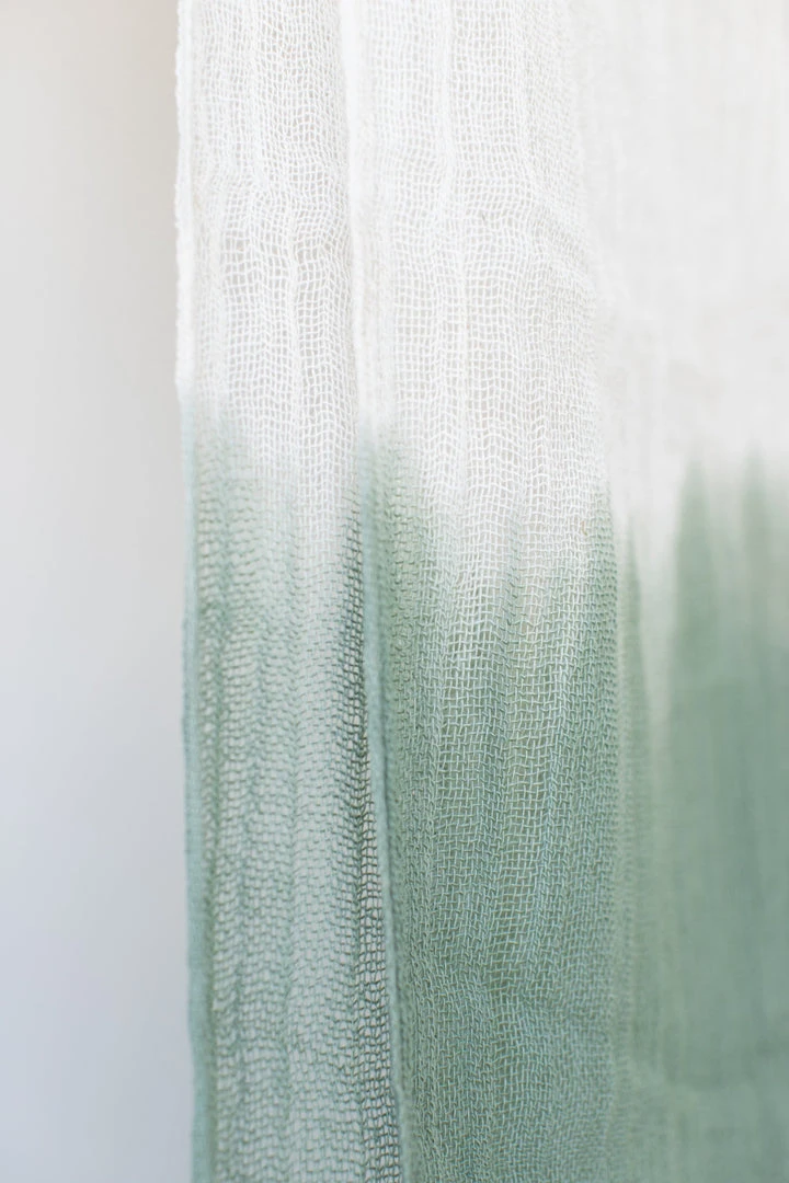 Indigo Luna Cotton Sarong Green Ombre New In