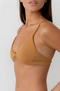 Indigo Luna Astrid Bralette Dark Mahogany