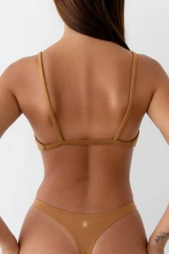 Indigo Luna Astrid Bralette Dark Mahogany