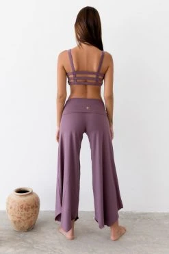 Indigo Luna Layla Flares Aubergine