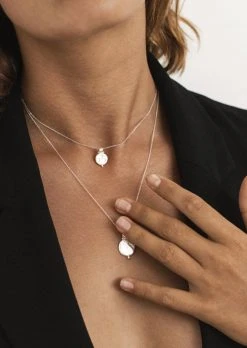 Wild Ivy Luna Necklace (Small) Silver Best Sellers