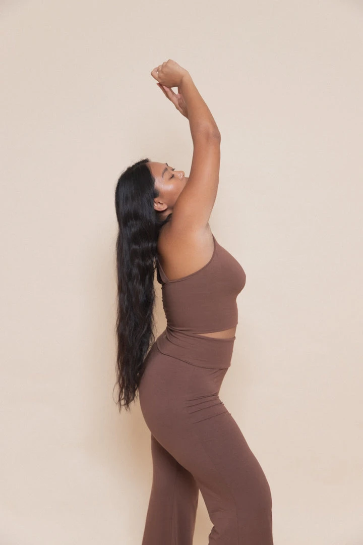 Indigo Luna Agni Cross Top Chocolate