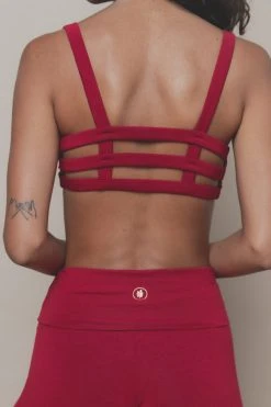 Indigo Luna Boxy Crop Dark Rose