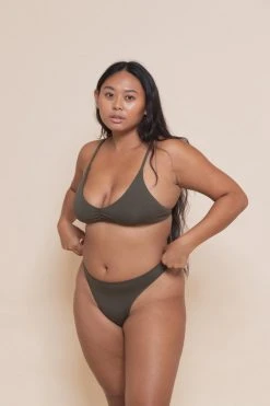 Indigo Luna Astrid Bralette Jungle Green