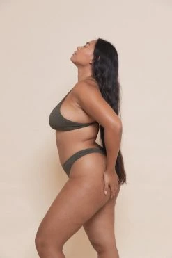 Indigo Luna Astrid Bralette Jungle Green