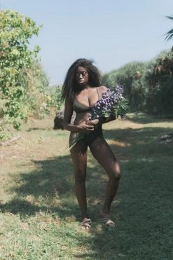 Indigo Luna Astrid Bralette Indian Almond