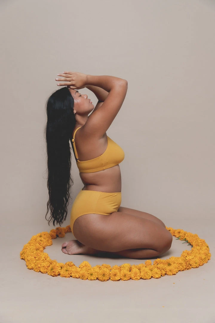 Indigo Luna Layla Bra Saffron New In