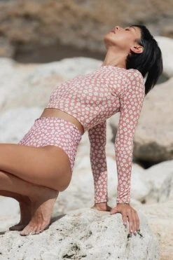 Indigo Luna Flora Rashguard Daisy Clay Best Sellers