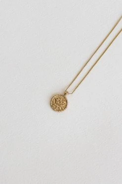 Wild Ivy Lotus Reversible Necklace Gold Best Sellers