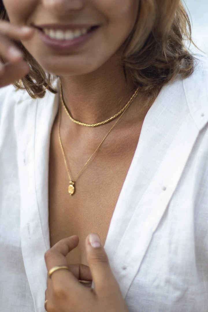 Wild Ivy Best Sellers Essence Choker Gold