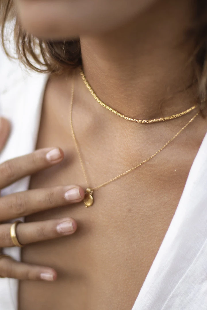 Wild Ivy Best Sellers Essence Choker Gold