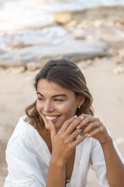 Wild Ivy Enso Stack Ring (Slim) Gold Best Sellers