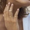 Wild Ivy Enso Stack Ring (Slim) Gold Best Sellers