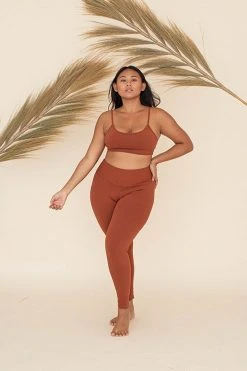 Indigo Luna Ananda Legging Dark Ochre