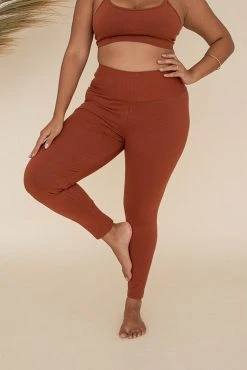 Indigo Luna Ananda Legging Dark Ochre