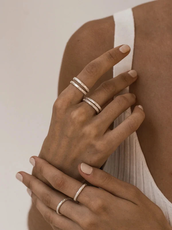 Wild Ivy Marais Rings (SET) Silver