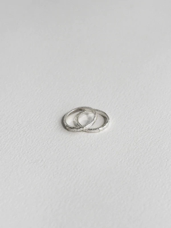 Wild Ivy Marais Rings (SET) Silver