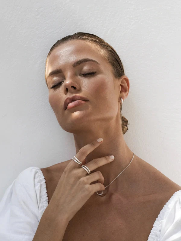 Wild Ivy Marais Rings (SET) Silver