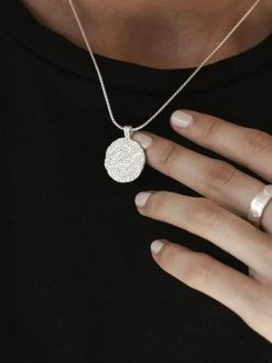 Wild Ivy Muse Reversible Necklace Silver