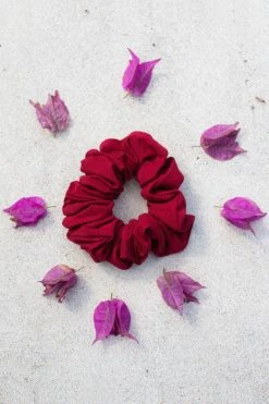 Indigo Luna Store Layla Scrunchie Dark Rose