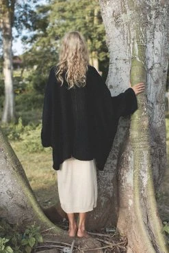 Indigo Luna New In Tuula Poncho Black